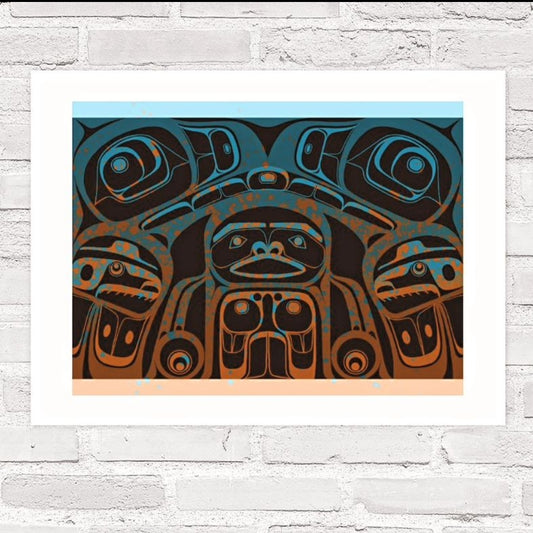"Bathing in cedar water" 18x24 inch print